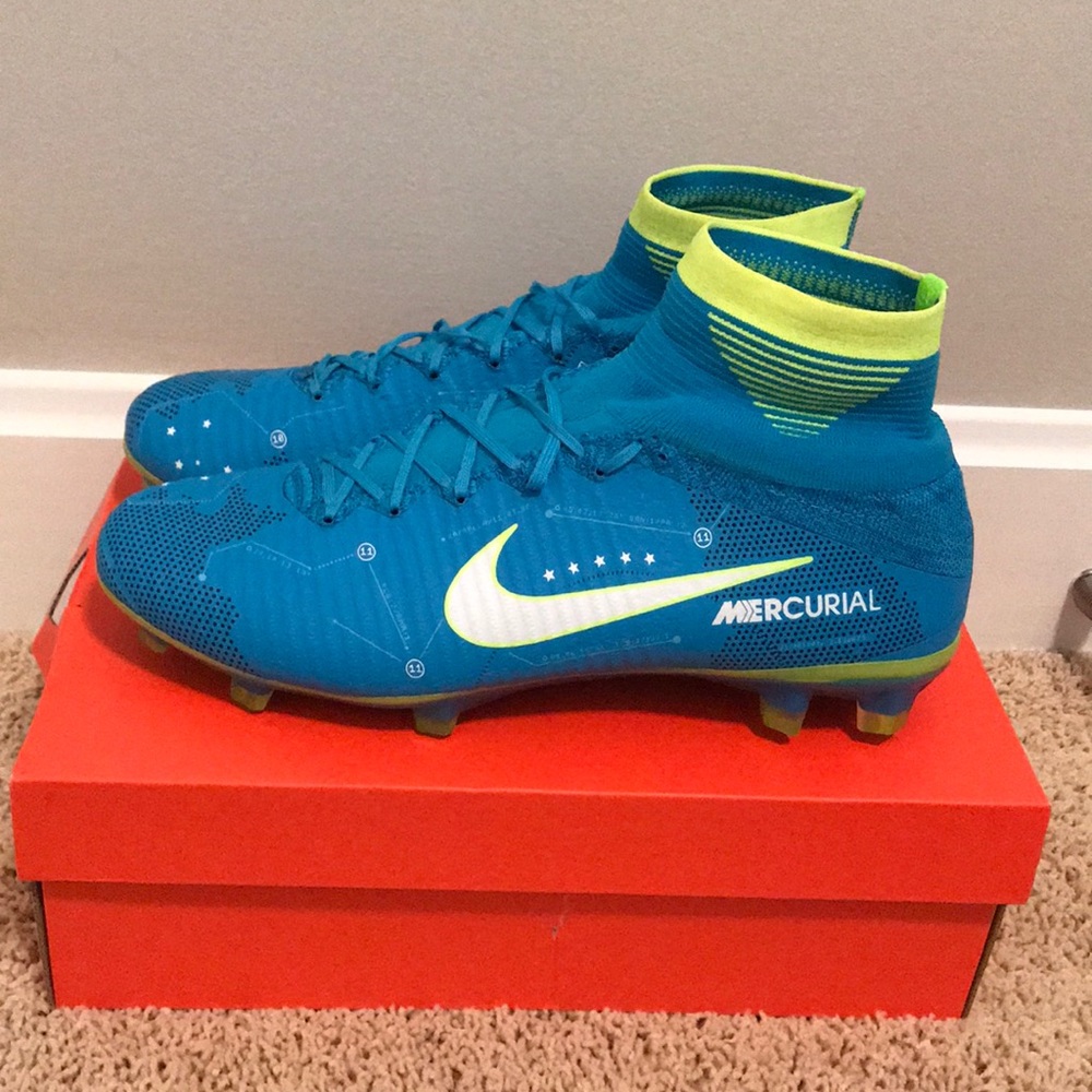 Nike Mercurial Neymar FG V Blue orbit size 11